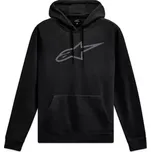 mikina AGELESS HOODIE 3, ALPINESTARS (černá/šedá, vel. L)