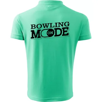 Pánská košile Bowling mode - Polokošile pánská Pique Polo 203 - 4XL ( Mátová )