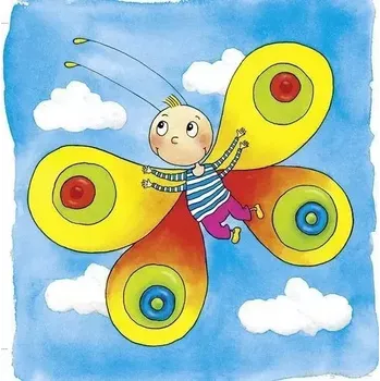 Puzzle Motýl - vývojové vrstvené puzzle