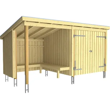 Zahradní domek Severský grilovací přístřešek / zahradní domek 2180 x 2200 mm