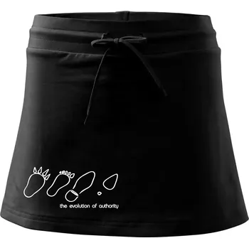Dámské oblečení Evolution of authority - Sportovní sukně - two in one - XS ( Černá )