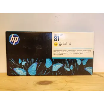 Tisková hlava C4953A, HP 81 originální tisková hlava Yellow Dye and Cleaner, po expiraci se zárukou