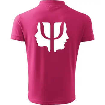 Pánská košile Psychologie hlavy - Polokošile pánská Pique Polo 203 - 2XL ( Purpurová )