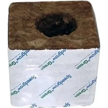 Substrát Agra-Wool pěstební kostka 100x100x65mm, s velkou dírou