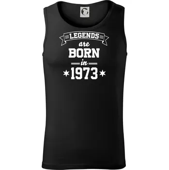 Pánské termoprádlo Legends are born in 1973 - Tílko pánské Core - M ( Černá )