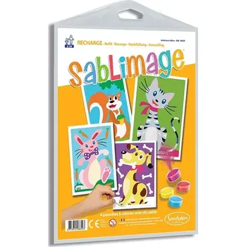 Výtvárné potřeby Sentosphere Sada obrázků - Sablimage - Pískové obrázky - Zvířata