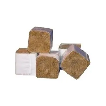 Substrát Agra-Wool pěstební kostka 40x40x40mm, bez díry, box 750ks