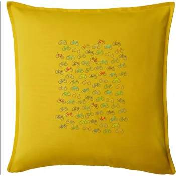Polštář Barevná kola - Polštář 50x50 - 50x50 - Pouze potah ( Žlutá )