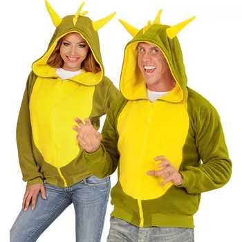 Karnevalový kostým Plyšová mikina drak - L/XL