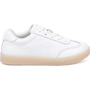 Dámské tenisky Sergio Leone Trendy dámské bílé tenisky bez podpatku 41