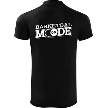 Pánská košile Basketbal mode - Polokošile Victory sportovní (dresovina) - 3XL ( Černá )