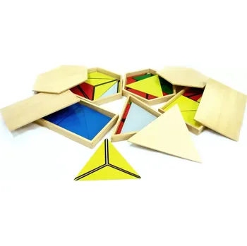 Dřevěná hračka Konstrukční trojúhelníky