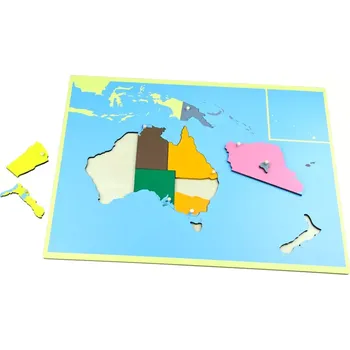 Puzzle Puzzle - mapa Australie - bez rámečku