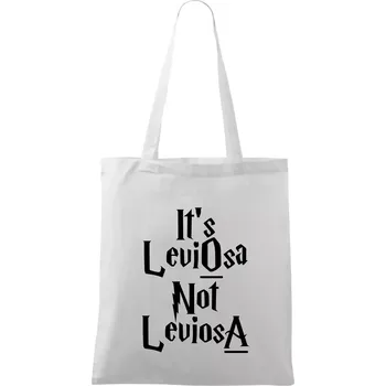 Leviosa not Levjosa - Taška bavlněná - 42 x 38 cm ( Bílá )