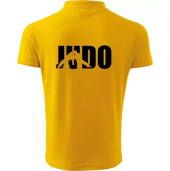 Pánská košile Judo - Nápis - Polokošile pánská Pique Polo 203 - L ( Žlutá )