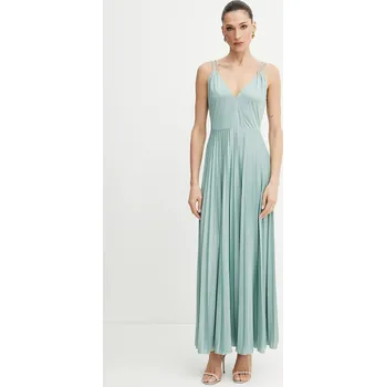 Dámské šaty Šaty MAX&Co. tyrkysová barva, maxi, 2516621044200 65X, vel. XS