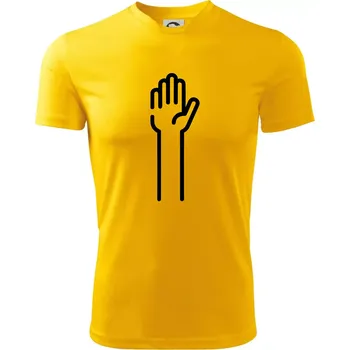 Chlapecké tričko Papír ikona - Dětské triko sportovní (dresovina) - 146 cm/10 let ( Žlutá )