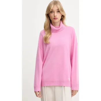 Dámský svetr Vlněný svetr Liu Jo TF5179.MS026 růžová 30X, vel. S