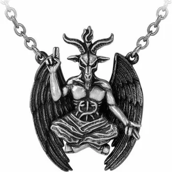 Přívěsek obojek ALCHEMY GOTHIC - Personal Baphomet