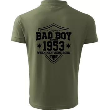 Pánská košile Bad boy since 1953 - Polokošile pánská Pique Polo 203 - XL ( Khaki )