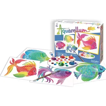 Výtvarná sada Akvarely junior - Ryby