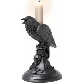 Svícen svícen (dekorace) ALCHEMY GOTHIC - Poes Raven