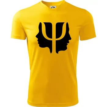 Chlapecké tričko Psychologie hlavy - Dětské triko sportovní (dresovina) - 122 cm/6 let ( Žlutá )