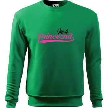 Chlapecké tričko Psací písmo - Malá Princezna - Mikina Essential dětská - 146 cm/10 let ( Středně zelená )