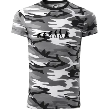 Evoluce budha - Army CAMOUFLAGE - 2XL ( Šedý maskáč )
