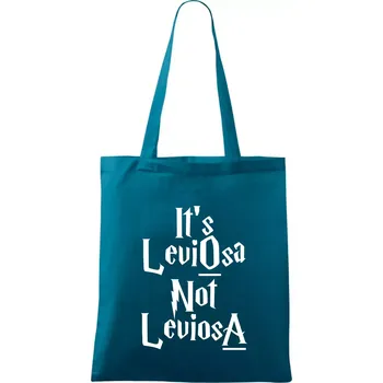 Leviosa not Levjosa - Taška bavlněná - 42 x 38 cm ( Petrolejová )