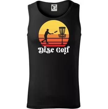 Pánské termoprádlo Disc golf postava vintage - Tílko pánské Core - M ( Černá )