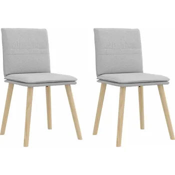 Jídelní židle OMAXI Otočné jídelní židle 2 ks oblak šedá textil 634207