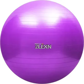 Gymnastický míč ACRA Míč gymnastický fialový 75cm fitness balon rehabilitační do 150kg | 729957