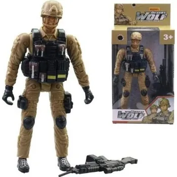 Figurka voják s příslušenstvím, 18 cm