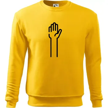 Pánská mikina Papír ikona - Mikina Essential pánská - XL ( Žlutá )