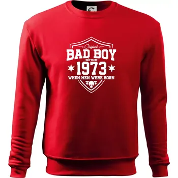 Pánská mikina Bad boy since 1973 - Mikina Essential pánská - M ( Červená )