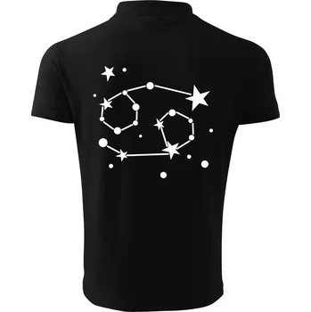 Pánská košile Souhvězdí - Cancer - Rak - Polokošile pánská Pique Polo 203 - 2XL ( Černá )