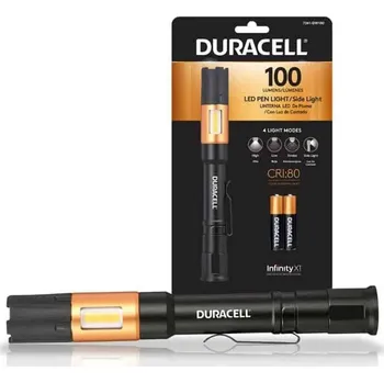Svítilna Duracell 100 Lumen tužková svítilna se čtyřmi módy svícení