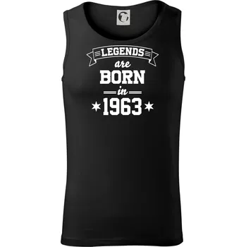 Pánské termoprádlo Legends are born in 1963 - Tílko pánské Core - XL ( Černá )