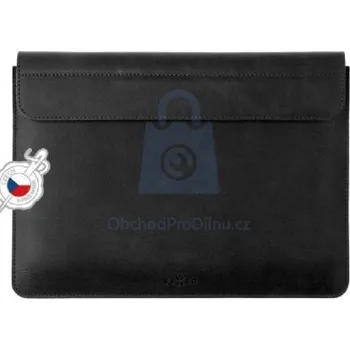 Pouzdro na mobilní telefon Kožené pouzdro FIXED Oxford pro Apple MacBook Pro 14'' (2021/2023), černé, balení 1 ks