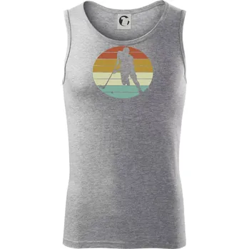 Pánské termoprádlo Floorball vintage - Tílko pánské Core - L ( Tmavě šedý melír )