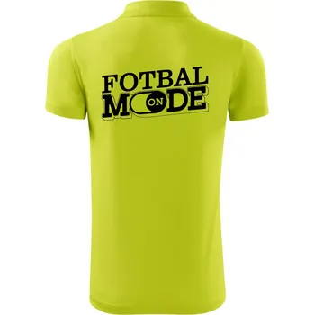 Pánská košile Fotbal mode - Polokošile Victory sportovní (dresovina) - 3XL ( Limetková )