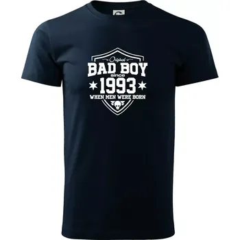 Pánské tričko Bad boy since 1993 - Triko extra velké (5-8XL) - 8XL ( Námořní modrá (velmi tmavá - téměř černá) )