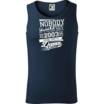 Nobody is perfect - 2003 - Tílko pánské Core - XL ( Námořní modrá (velmi tmavá - téměř černá) )