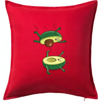 Polštář Sex avokádo (Hana-creative) - Polštář 50x50 - 50x50 - Pouze potah ( Červená )