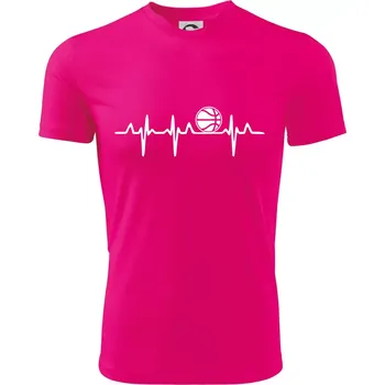 EKG basketbal - Dětské triko sportovní (dresovina) - 146 cm/10 let ( Neon Pink )