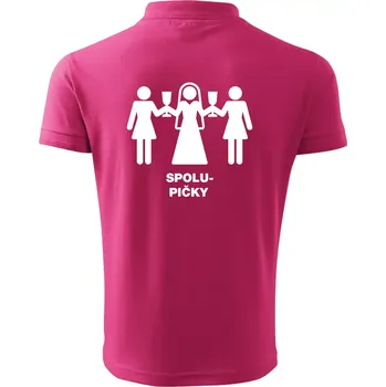 Pánská košile Spolu pičky (Hana-creative) - Polokošile pánská Pique Polo 203 - XL ( Purpurová )