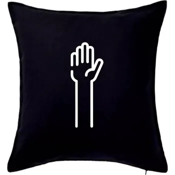 Polštář Papír ikona - Polštář 50x50 - 50x50 - Pouze potah ( Černá )