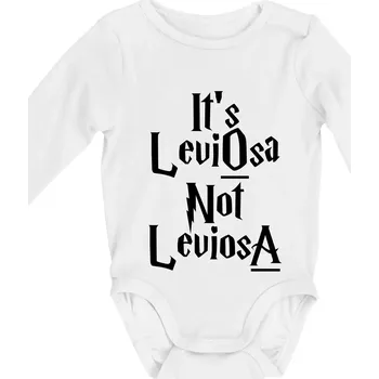 Leviosa not Levjosa - Body kojenecké s dlouhým rukávem - Dlouhý r. do 3 měs ( Bílá )