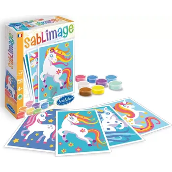 Výtvarná sada Sentosphere Sablimage mini - Jednorožci